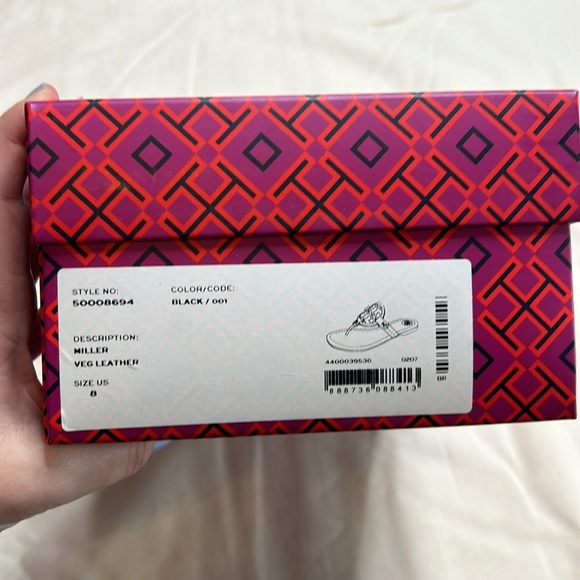 Tory Burch empty shoe box w/ branded tissue and stuffing - Picture 2 of 3